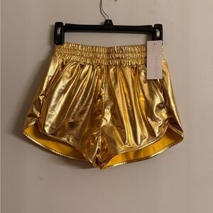Patrons of Peace Gold Athletic Shorts